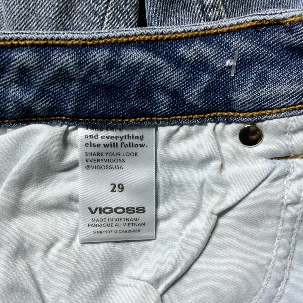 Vigoss Light Blue Denim Shorts - Picture 9 of 11